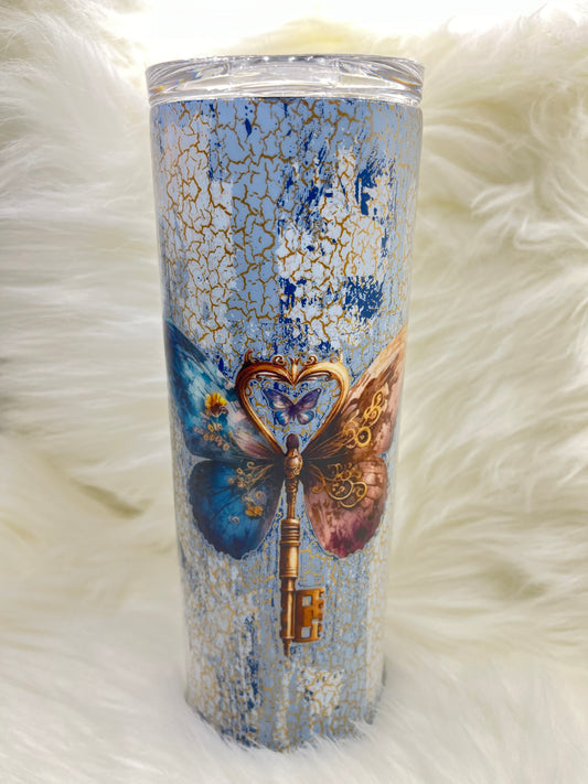 Steampunk butterfly 20oz