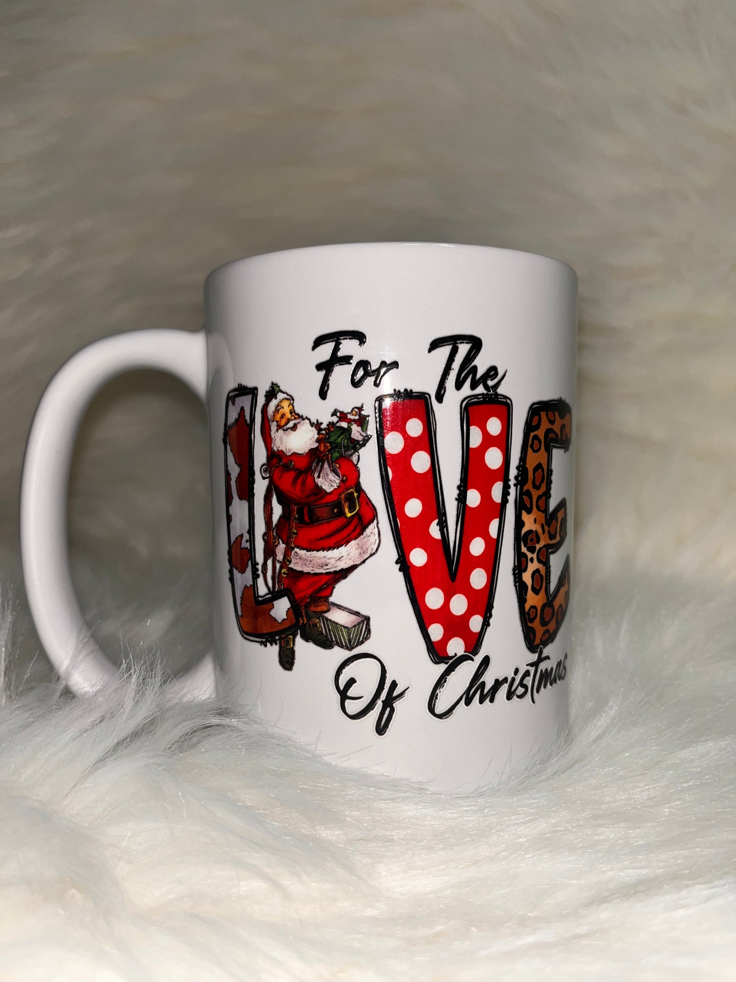 For the love of Christmas 15oz mug